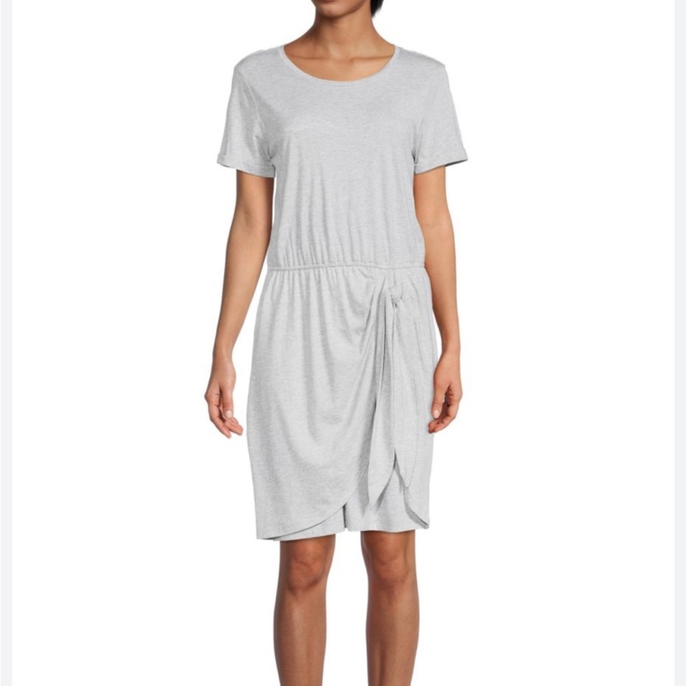 Calvin Klein faux wrap t-shirt dress XS